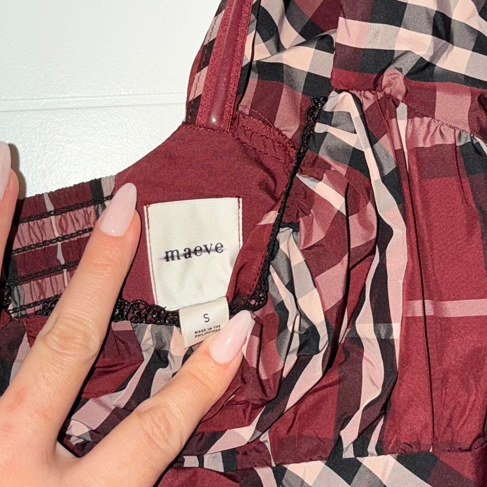 ANTHROPOLOGIE plaid mini dress - Picture 6 of 6